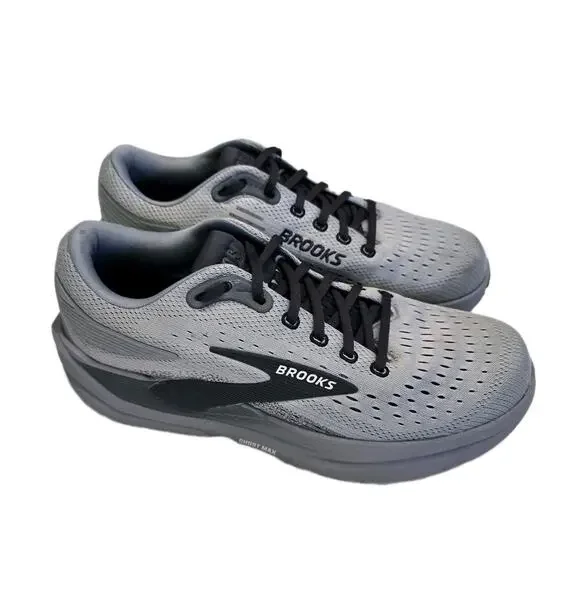 Brooks Ghost Max 3 Men's Size 10.5 Wide 2E Primer Grey Ebony Running Shoes