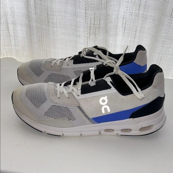 On Running Cloudrift Men's Running Shoes White‎ Cobalt US 9.5