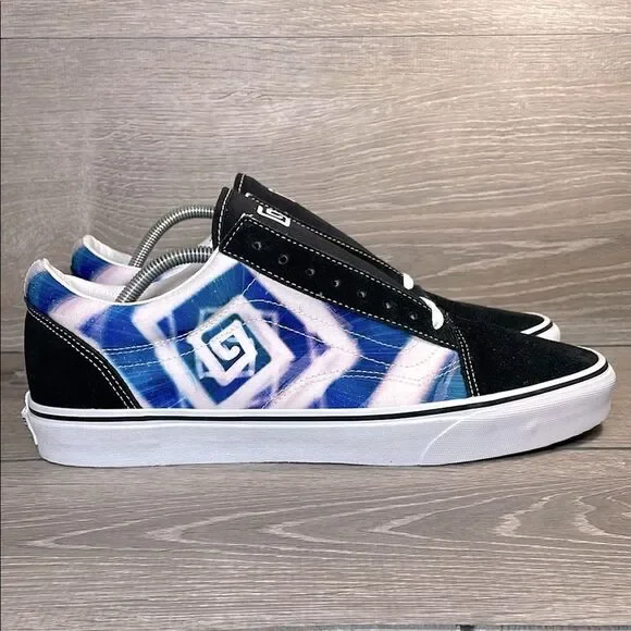 Vans Old Skool x Karl Jacob’s Dream Smp Men’s Sz 13 Black Suede Anime Sneakers