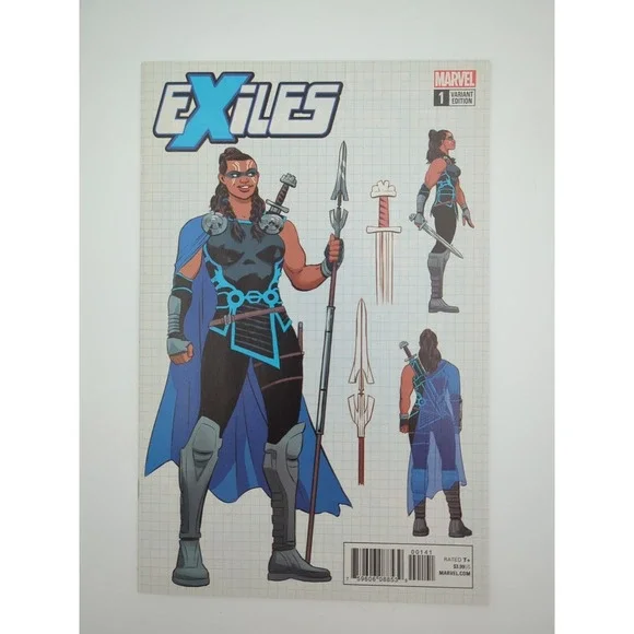 Marvel Comics Exiles #1 (2018) Tessa‎ Thompson Variant Valkyrie 1:10 NM Range