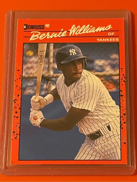 Bernie Williams #689 [Rookie] 1990 Donruss Baseball Trading Card