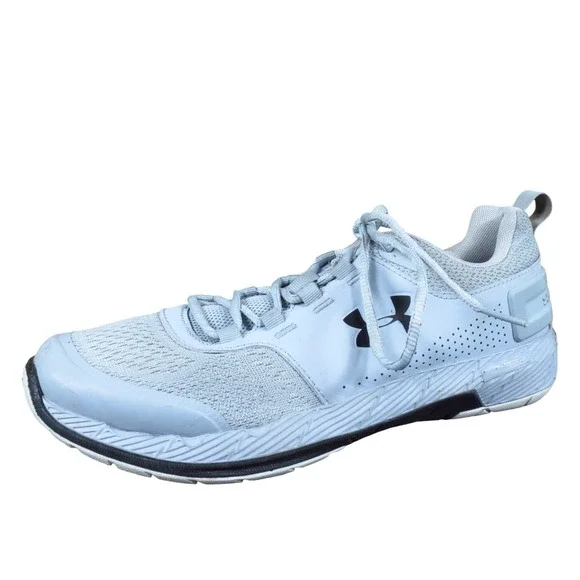 Under Armour Commit TR EX Men 8.5 Gray Mesh‎ Cross Trainer Athletic Comfort