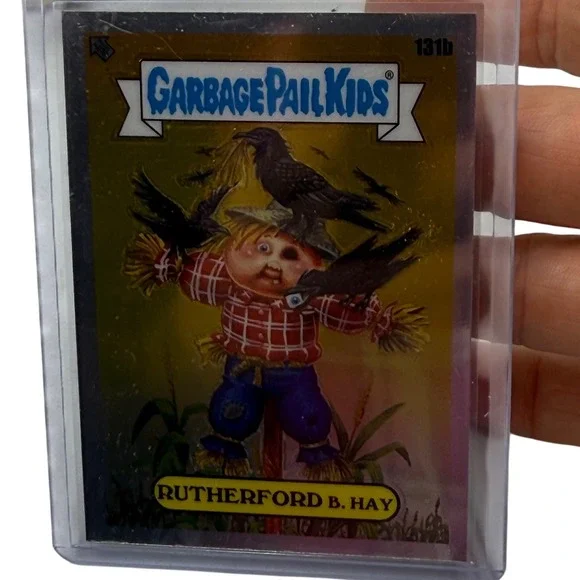 Garbage Pail Kids Lot 6 Cards GPK Vintage + Foil Chrome Rutherford‎ Hay