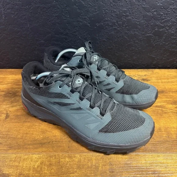 Salomon Outline GTX 404771 Grey Synthetic Hiking Shoes Mens Size 11