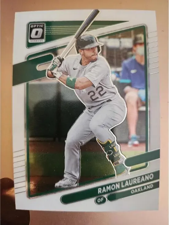 Ramon Laureano - 2021 Panini Optic baseball Donruss #150 - A's - RAW Mint