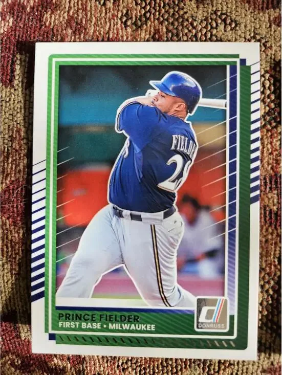 Prince Fielder - 2025 Panini Donruss baseball - #62 - Brewers - RAW Mint