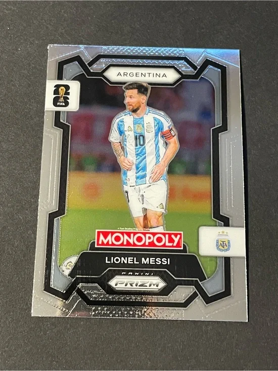 2026 Prizm Monopoly FIFA World Cup Lionel Messi Argentina Base Card