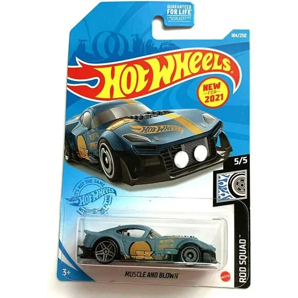 Hot Wheels Muscle and Blown, Rod Squad 5/5 Gray 184/250