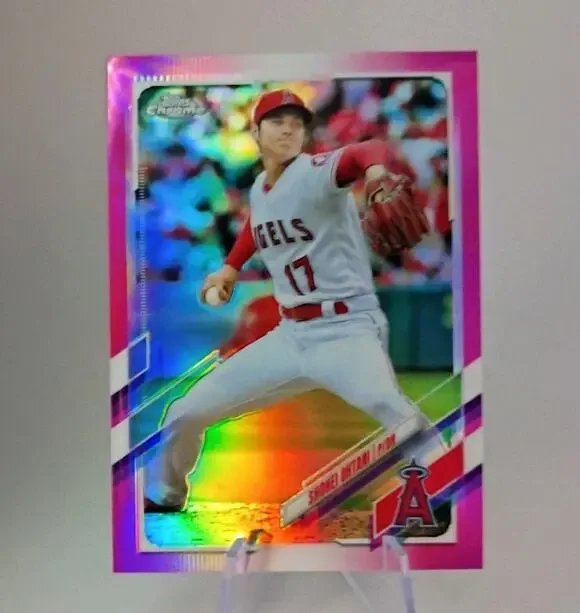 Shohei Ohtani #159 Topps Chrome Magenta REFRACTOR SP 154/399