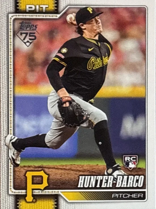 Topps Pittsburgh Pirates Hunter-Barco Rookie Card