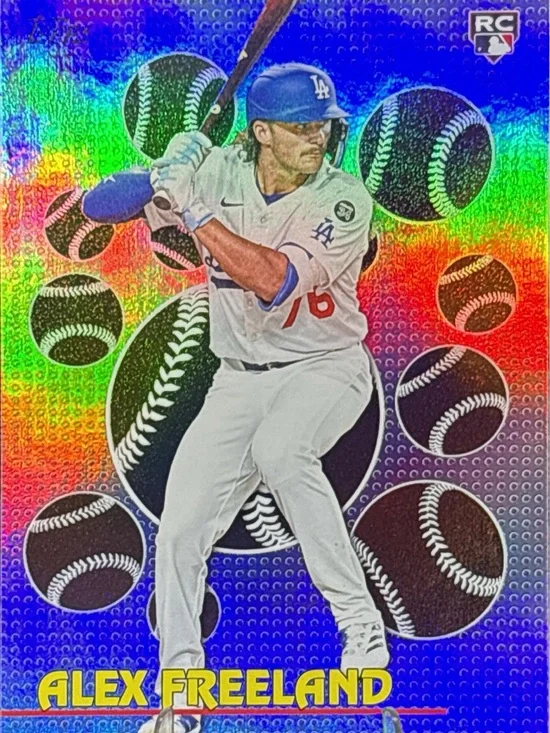 Topps Alex Freeland Holo Rookie Baseball Trading Card - Titans of the Game