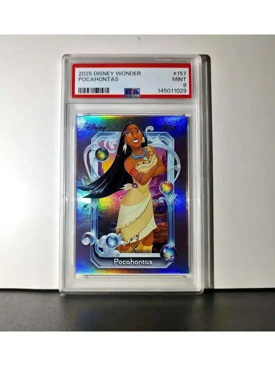 Pocahontas 2025 Topps Disney Cartoon Princess #157 Card Pocahontas PSA 9