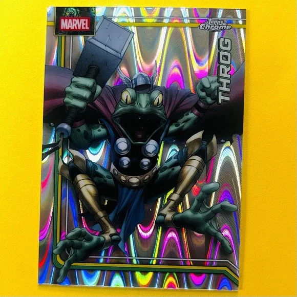 2026 Topps Chrome Marvel Throg #178 Ray Wave Refractor Parallel