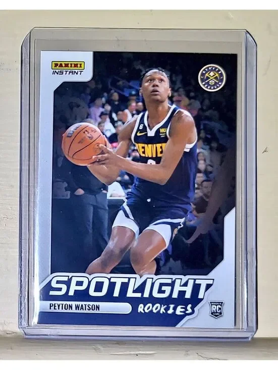 Peyton Watson 2022-23 Panini NBA #30 Spotlight Rookies Card 1/965