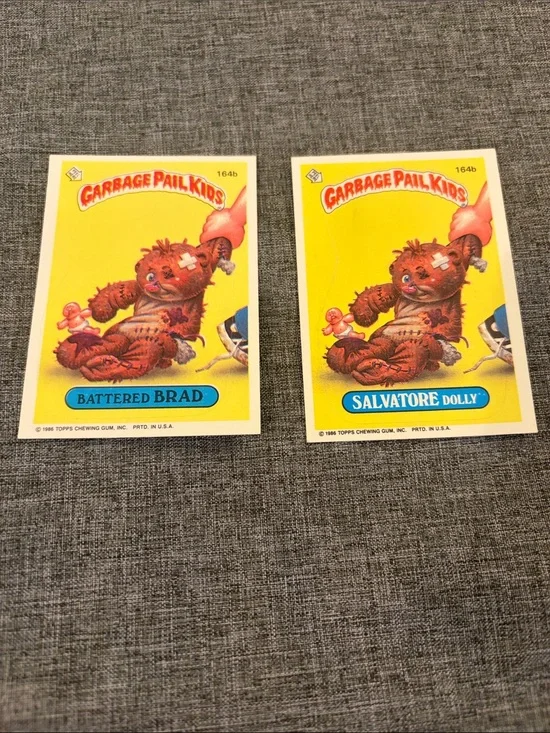 1986 GPK series 4 #164b name variations pair