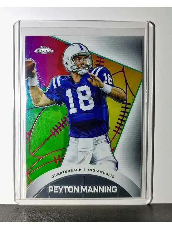 Peyton Manning 2023 Topps Chrome All-Etch NFL #CAE-7 Error Card Colts