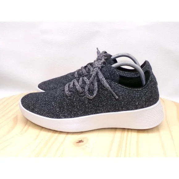Allbirds Wool‎ Runner 2 WR2 Shoes Mens Dark Gray Sz 8.5 Sneakers Lace Up