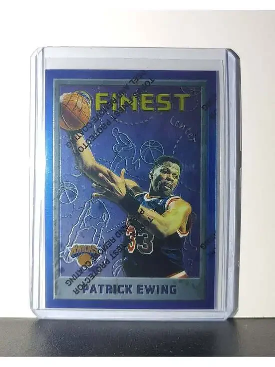 Patrick Ewing 1995-96 Topps Finest NBA #243 Card New York Knicks