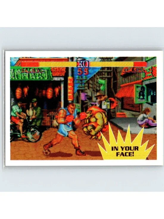 1993 Topps Street Fighter II In Your Face! #1