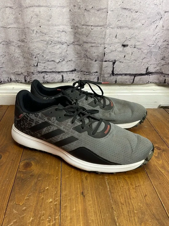 Adidas S2G spikeless golf shoes gray and black men’s size 15