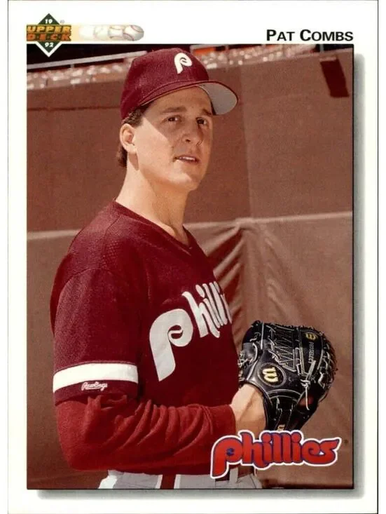 Pat Combs 1992 Upper Deck MLB #442 Baseball Card Philadelphia Phillies