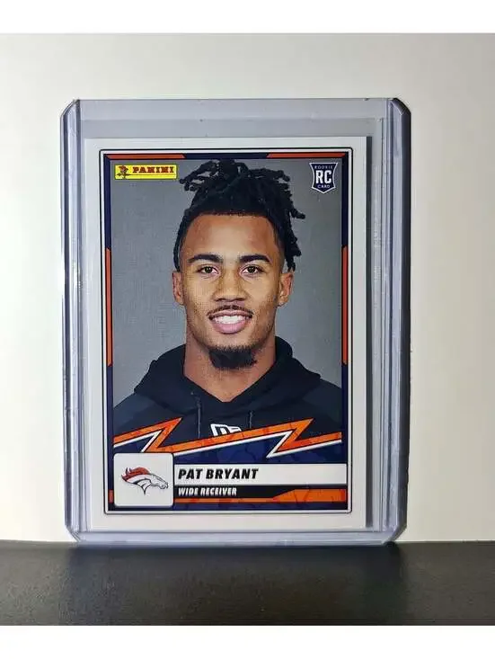 Pat Bryant Rookie 2025 Panini NFL #92 Sticker Card Denver Broncos