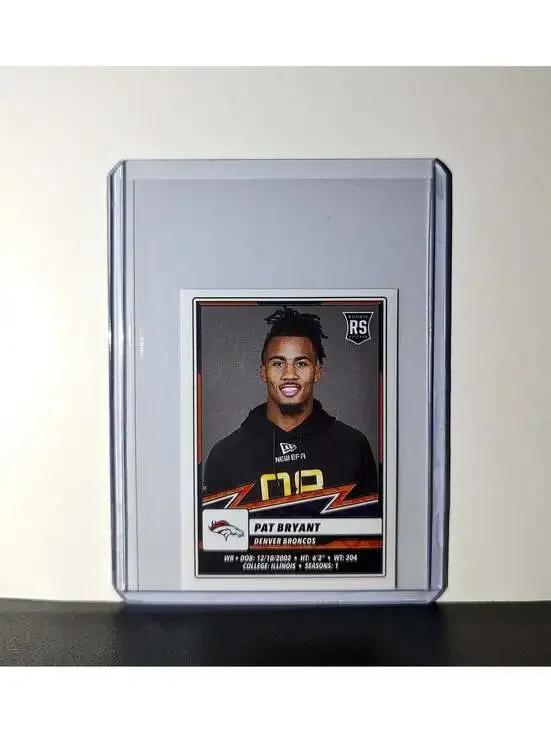 Pat Bryant Rookie 2025 Panini NFL #238 Sticker Denver Broncos