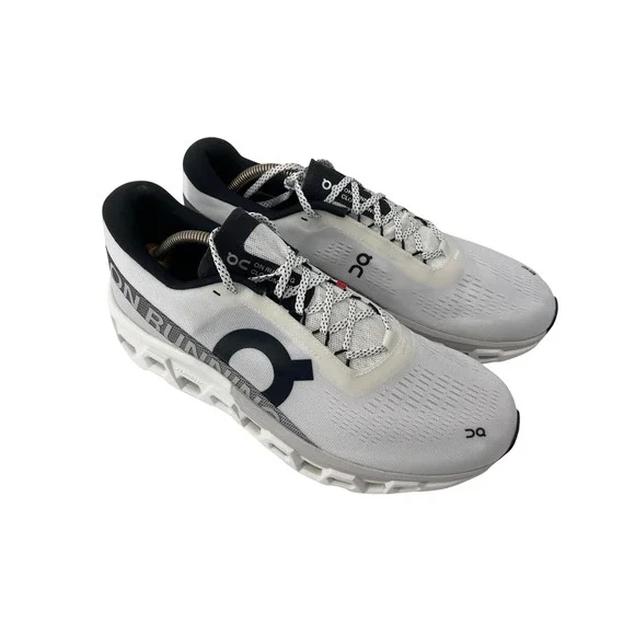 On Cloudmonster Running Shoes Mens 11 White Athletic Performance Sneaker Light