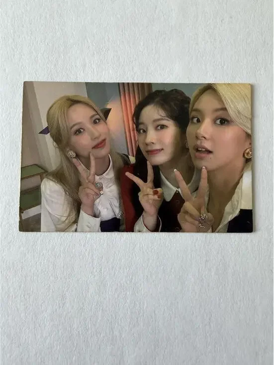 Twice Mina Dahyun Chaeyoung EYES WIDE OPEN Album Photocard