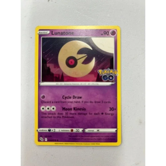 Pokémon Lunatone Pokémon GO 034/078 Uncommon EN