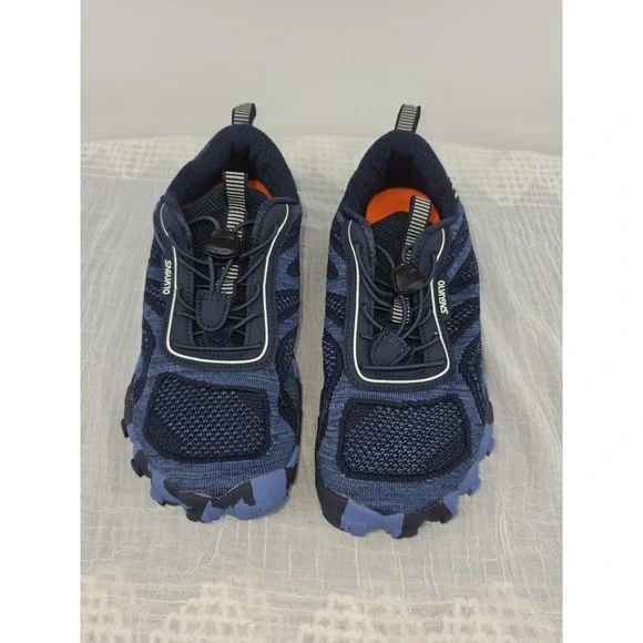 Saguaro Active II Pro Barefoot Navy Blue Minimalist Trail Runner Wide Toe Sz 41