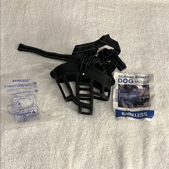 Barkless dog muzzle