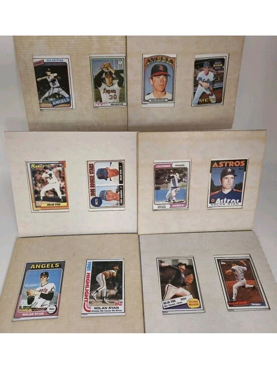 Nolan Ryan Hamilton Collection 1993 Set 12 Porcelain Cards with Individual COA s