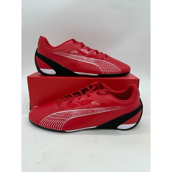 Puma Ferrari Carbon Cat Men's Size 13 Red White Athletic Shoes 307546 06