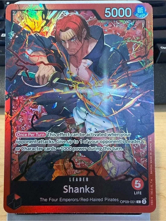 Shanks OP09-001 Starter Deck 23: RED Shanks Foil