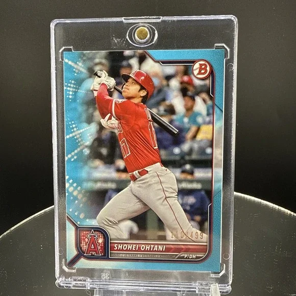 2022 Bowman Shohei Ohtani Sky Blue Border/499