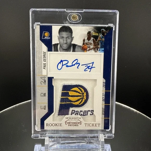 Panini 2010-11 Playoff Contenders Patches Paul George RC Auto Patch #110