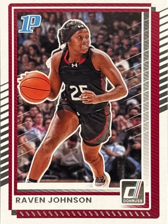 Panini Trading Card - Raven Johnson Basketball Rookie Card