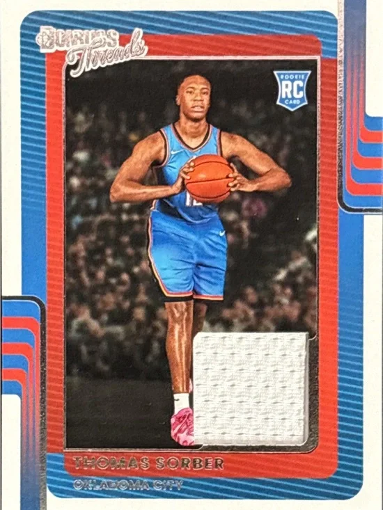 Panini Donruss Memorabilia Thomas Sorber Rookie Trading Card