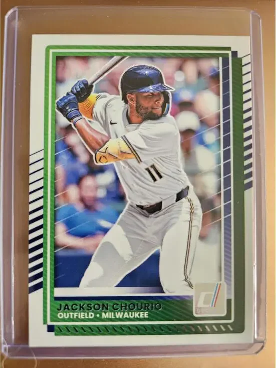 Jackson Chourio - 2025 Panini Donruss baseball - #99 - Brewers - RAW Mint