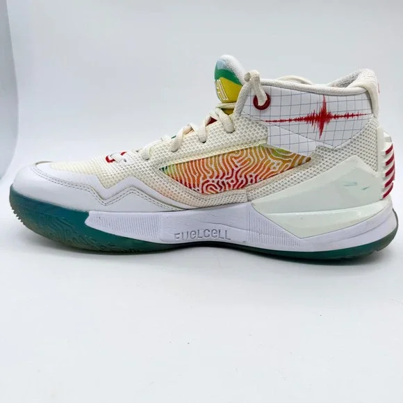 New Balance The Kawhi Seismic Moment Basketball Shoes Mens 11 White BBKLSSB1