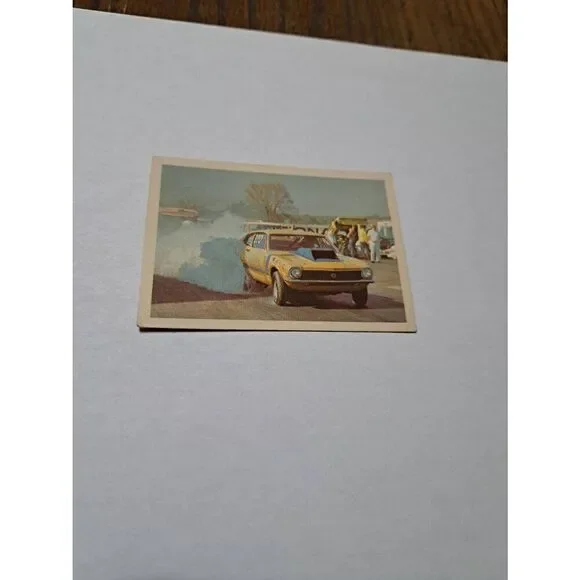 Vintage 1971 Fleer Dick Loehr Stampede Maverick Super Stock #43 Trading Card