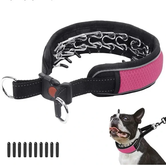 Collar for Dogs,‎ Reflective No Pull Dog Adjustable Anti Pull Size M(16-18