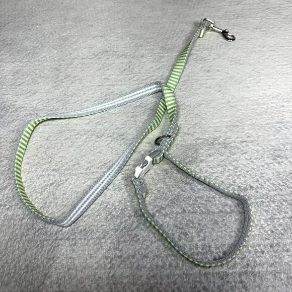 Sydney & Co.‎ Green & Gray Dog Leash Size S