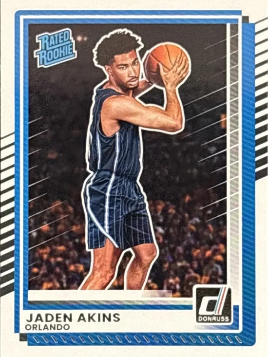 Panini Donruss Rated Rookie Jaden Akins Basketball Card
