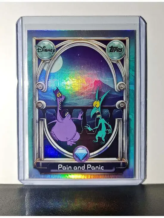 Pain and Panic 2025 Topps Disney Wonder #136 Diamond Card Hercules