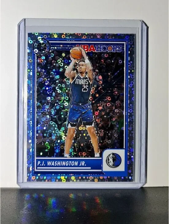 P.J. Washington Jr. 2023-24 Panini Premium NBA Hoops #121 Disco Prizm Mavericks