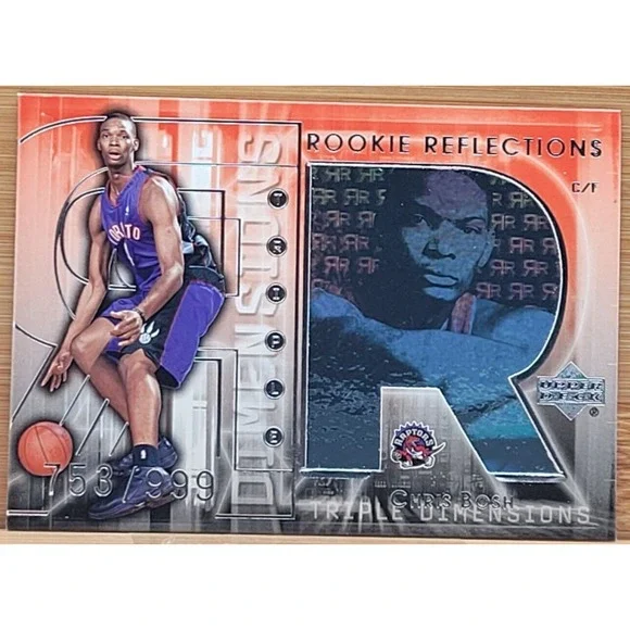 2003-04‎ TIPLE DIMENSIONS CHRIS BOSH ROOKIE /999