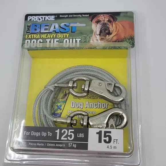 Prestige  Beast Extra Heavy Duty Dog Tie Out 125lb
