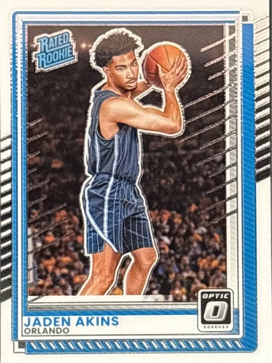 Panini Rated Rookie Jaden Akins Basketball Card